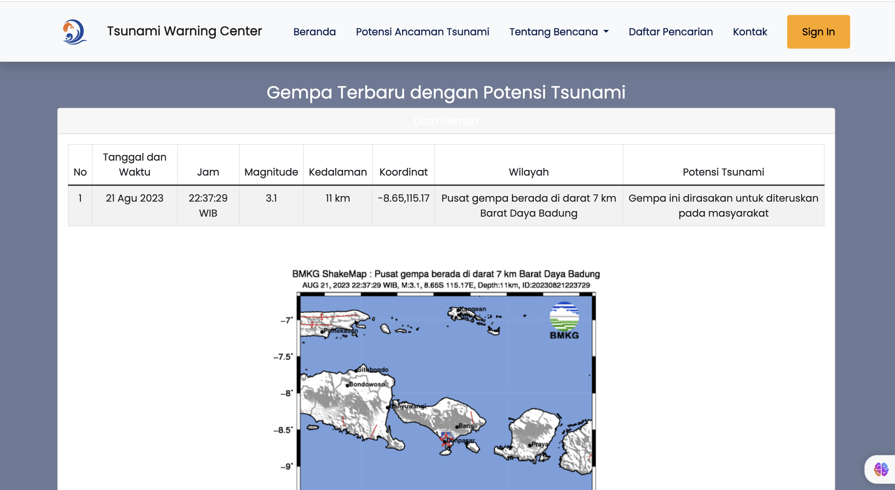 Tsunami Warning Center